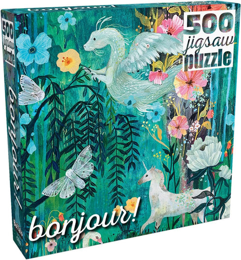Buffalo Games - Kendra Binney - Magical Forest Friends - 500 Piece Jigsaw Puzzle for Adults, Perfect for Game Nights