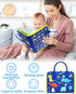 Busy Board Montessori Toys for 1-4 Year Old Boys & Girls, Sensory Educational Travel Toys for Fine Motor Skills