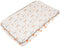 Bacati Basketball Orange/Grey Muslin Quilted Changing Pad Cover