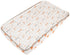 Bacati Basketball Orange/Grey Muslin Quilted Changing Pad Cover