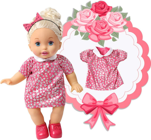 N\A Set 6 12-14-16 Inch NA BOBO Clothes of for Alive Lovely Baby Doll Clothes Dress Outfits Costumes Dolly Pretty Doll
