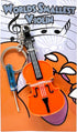 MunnyGrubbers - Original World's Smallest Violin Toy Keychain With Playable Sad Music - Tiny Mini Violin Keychain