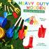 12 12 12 22 Inches Summer 4 Jexine Pcs Sand Buckets and Shovels for Kids Beach Sand Toys Bulk Plastic Beach Buckets