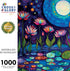 Waterlilies by Moonlight 1000 Piece Jigsaw Puzzle - Cross & Glory - Stunning Artwork of Moonlit Waterlilies in a Serene Pond - Great for Relaxation and Display for Puzzle Enthusiasts