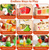3-5 INIFEIDALA Montessori Wooden Preschool Educational Toy Ages - Apple Picking Magnetic Fruit Tree, Shape Color