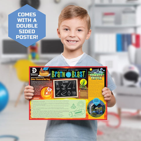 Discovery #Mindblown Build-A-Blizzard Snow Making Experiment Set, Fun Science Kit for Kids Ages 6+