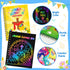 24 Pack 3-12, Rainbow Scratch Paper Party Favors: Christian Rainbow Scratch Notebook, Goodie Bags Stuffers Coloring