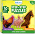 Skillmatics Step by Step Puzzle - 40 Piece Farm Animal Jigsaw, Educational Montessori Toy for Kids Ages 3-5+