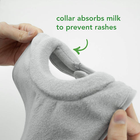 green sprouts Stay-Dry Milk Catcher Bibs for Feeding