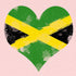 Cozy Super Soft Jamaican Heart Baby Blanket - Newborn Swaddle