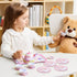 Set Set, 3 4 5 6, JOYIN Unicorn Tea Party for Little Girls, Pretend Pink Tin Teapot Princess Tea Time Play Kitchen Toy