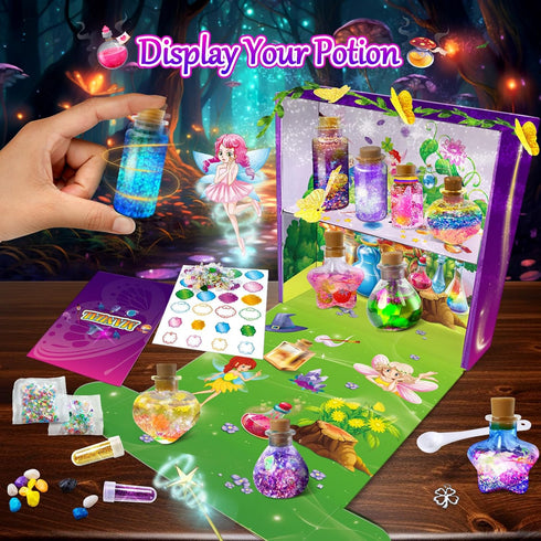 JOPSHEEN 12 Potion Making Kit for Kids, DIY Potions, Crafts Toys Christmas Birthday Gifts for Girls Boys