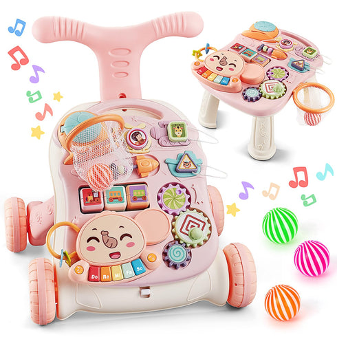 TOY Life Baby Walker, Push Walker for Baby Boy 12 Months, Activity Center, Baby Walking Toy
