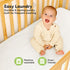 2-Pack 52" 28" Waterproof Crib Mattress Protector Cover Fitted - Quiet Baby Crib Mattress Pad Sheets, x Soft Quilted