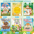 24Pcs Kalysky Christian Bible Coloring Books for Kids, Mini Religious Jesus Stories Booklet Bulk,DIY Art Drawing Book