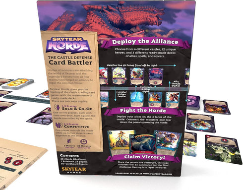 Horde - Quick Solo and Cooperative Strategy Tower Defense Card Game Inspired by TCG's