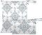 Burbuja Ornate Mandala Medallions Wet Dry Bags for Baby Cloth Diaper 2 Pack,