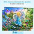 Puzzles for Kids Ages 8-10 - Princess & Unicorn 200 Piece Jigsaw Puzzles for Kids and Adults, Educational Toys