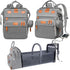 Baby Diaper Bag with Changing Station, Waterproof Diaper Bag Backpack for Mom/Dad,