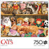 Buffalo Games - Steve Read - Cabinet Cats 750 Piece Jigsaw Puzzle for Adults, Finished Size 24.00 x 18.00