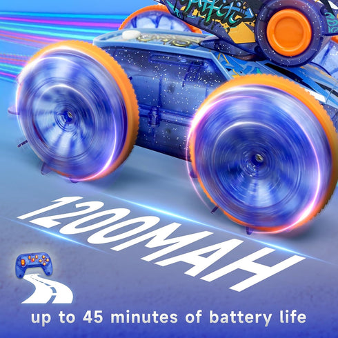 6-8, 8-12, BEZGAR Pool Toys for Kids, Amphibious Remote Control Car Toys for Ages RC Stunt Car with Water Gun for Boys