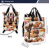 SUABO Backpack Bread Ice Cream Pattern Baby Diaper Bag Large Bag Waterproof Travel Diaper Bags for Moms and Dads