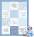 Oudain Christian Baby Blanket, 30x40 Inch, Bible Verses, Flowers, Baptism Gift for Newborn Kids