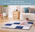 50x50 UTEX Baby Play Mat for Floor, Playpen Mat, Thick Cushioned Play Mat for Baby and Infants, Non-Slip & Machine