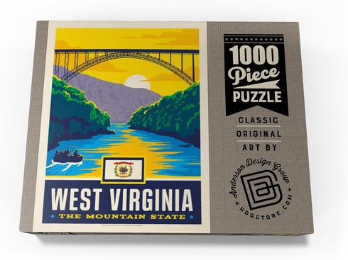 MyPuzzle West Virginia: The Mountain State - Premium 1000 Piece Jigsaw Puzzle for Adults