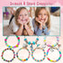 leitait Girls Toys Bracelet Making Kit, 3100pcs Beads for Charm Jewelry Making Supplies, Unicorn/Mermaid Crafts Gifts