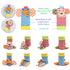BLOOBLOOMAX Baby Infant Rattle Socks Toys, Sock Rattles for Babies 0-24 Months, Animal Foot Finder Learning Toy