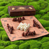 Hnefatafl Viking Chess Set Traditional Two-Player Strategy Board Game for Outdoor Adult/Child Travel