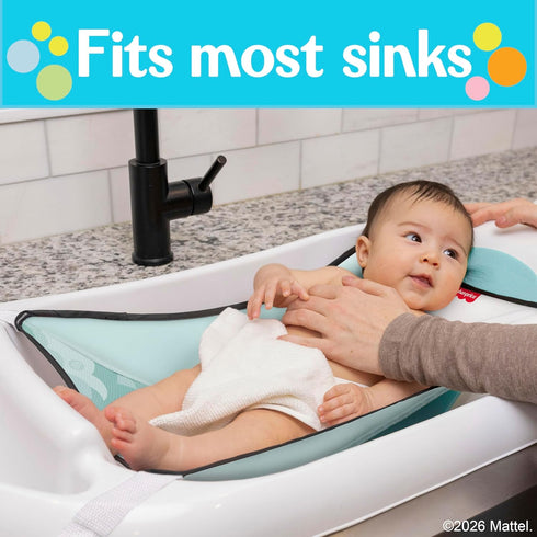 Fisher-Price 3-N-1 Grow with Baby Infant to Toddler Bath Tub with Supportive Sling