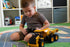 9-Channel 1:18 6-Wheel 6 100-Min 2026 Mighty RC Dump Truck Toy | Scale All-Terrain Construction Vehicle with Lights