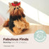 13" Bearington Chewie The Yorkie Stuffed Dog Plush Toy - Soft Cuddly Yorkshire Terrier with Realistic Fur and Floppy