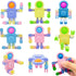 Arlkono 8 Pcs Transformable Fidget Spinners for Kids, Robot Fidget Toys Spinner for