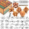 Brain Teaser Wooden Metal Puzzles - Easter Gifts for Kids Teens Brain
