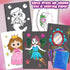 Art & Craft Activity, Foil Fun Dress Up DIY Art Kits, No Mess Creative Foil Art Kits Set for Kids Birthday Gifts