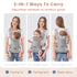 Backpack 0-24 45lbs SERAPHY Baby Carrier Newborn to Toddler, Ergonomic Infant Carrier, Breathable Mesh Baby Holder