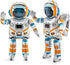 Jenaai 2 Pcs 53 Inch 4d Standing Inflatable Spaceman Astronaut Balloons, Large