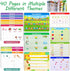 Kindergarten Learning Activities for Kids Age 3-5, 40 Pages Preschool Handwriting Practice Workbook, Toddler