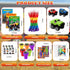 168Pcs Set BenLouis Monster Truck Party Favors Truck Car Theme Coloring Books Crayons Sticker Bulk for Kids Racing