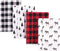 Hudson Baby Unisex Baby Cotton Flannel Burp Cloths, Moose, One Size by Hudson Baby