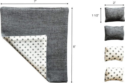 Mini Bed Set Dollhouse Furniture, 1/12 Scale Realistic Bedroom Accessories for 6 Inch Dolls
