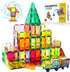 Magnetic Tiles 106 Piece Set, Magnet Building Blocks for Kids Toddlers, STEM