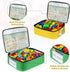 Toy Storage Bags for Lego Bricks, 5 Pcs Travel Organizers for Kids Building Blocks, Toy Car, Puzzles with Mesh Pocket