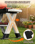 STACTCUTE Playset 60Pcs 3-5+ Set Kids BBQ Grill with Realistic Steam, Sound & Lights - Pretend Play Kitchen Food Toy