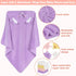 12 4 8 Set, CandyHome PCS Baby Bath Towels for Infants Toddlers, PCS Animal Hooded Baby Towels & PCS Washcloths Ultra