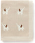 100% Cotton Baby Blanket, Soft Cozy Swaddle Receiving Blankets with Lovely Elephant for Newborn Boy Girls - Camel, 90 x