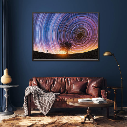 Impossible Difficult Puzzles for Adults, Nature Landscape Puzzles for Adults 1000 Pieces and up, Hard Scenic Jigsaw Puzzle, Colorful Night Sky Challenge Puzzles